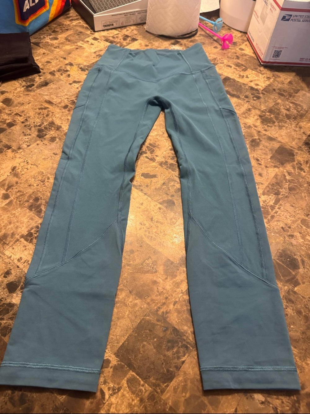 Teal lululemon Leggings - High Waist